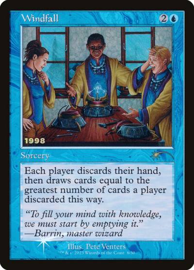 Windfall P30A-6 30th Anniversary Play Promos Magic card