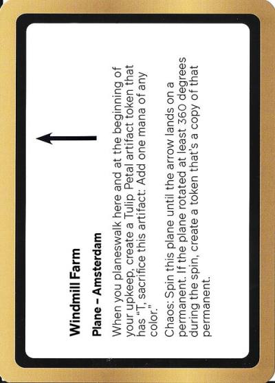 Windmill Farm PUNK-PLA024 Black Lotus Unknown Planechase Magic card