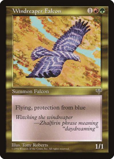 Windreaper Falcon MIR-289 Mirage Magic card