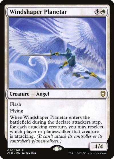 Windshaper Planetar CLB-50 Commander Legends: Battle for Baldur's Gate Magic card