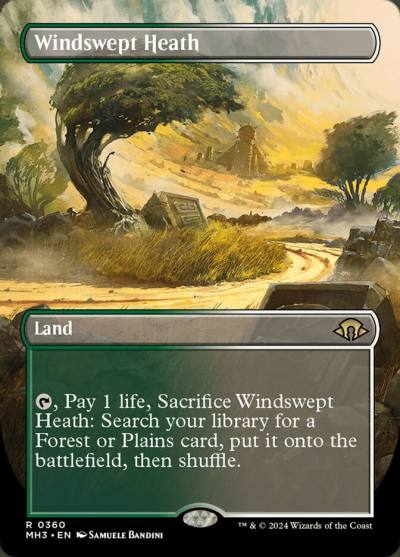 Windswept Heath MH3-360 Modern Horizons 3 Magic card