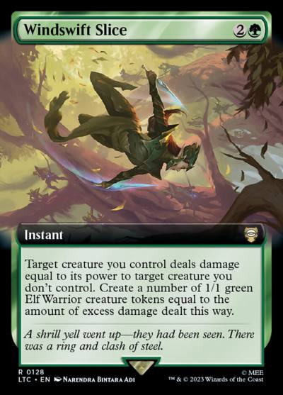 Windswift Slice LTC-128 Tales of Middle-earth Commander Magic card