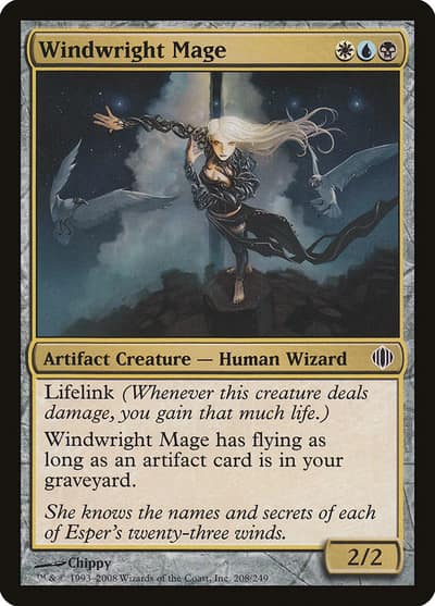 Windwright Mage 208 Shards of Alara Magic card