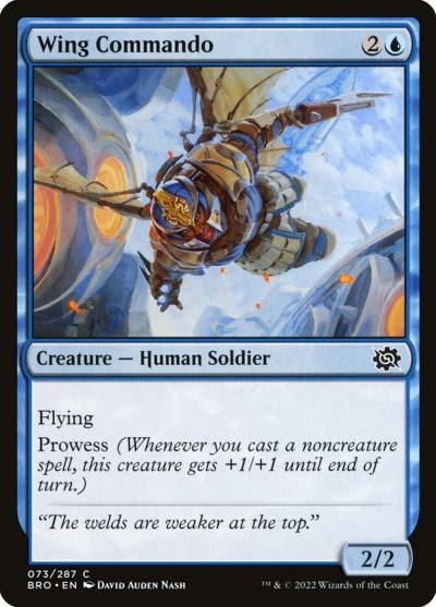 Wing Commando 73 The Brothers' War Magic card