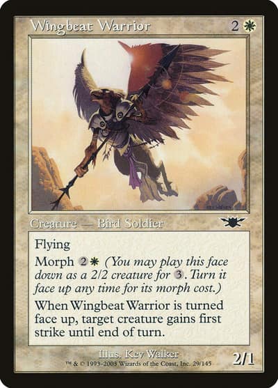 Wingbeat Warrior 29 Legions Magic card
