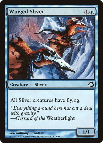 Winged Sliver H09-4 Premium Deck Series: Slivers Magic card