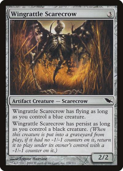 Wingrattle Scarecrow SHM-270 Shadowmoor Magic card