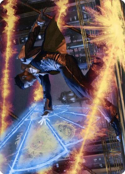 Wingshield Agent // Wingshield Agent ASNC-14 New Capenna Art Series Magic card