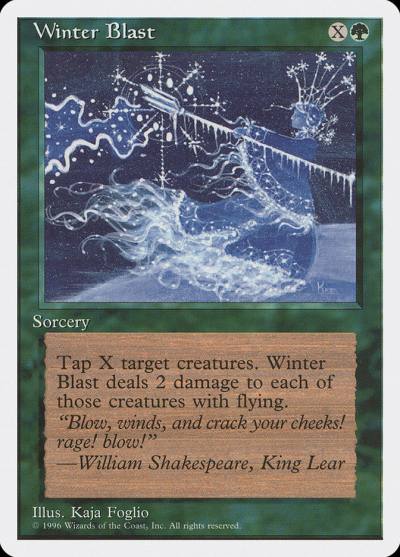 Winter Blast ITP-47 Introductory Two-Player Set Magic card