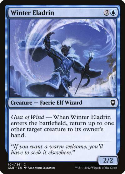 Winter Eladrin CLB-104 Commander Legends: Battle for Baldur's Gate Magic card