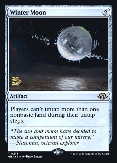 Winter Moon PMH3-213S Modern Horizons 3 Promos Magic card