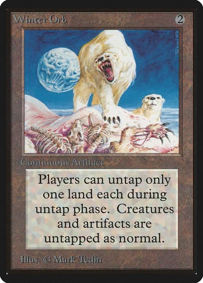 Winter Orb LEB-276 Limited Edition Beta Magic card
