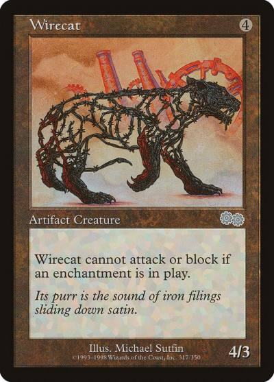 Wirecat USG-317 Urza's Saga Magic card
