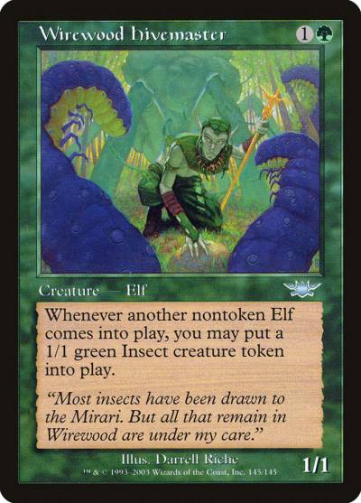 Wirewood Hivemaster 145 Legions Magic card