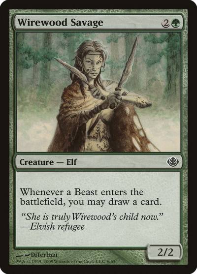 Wirewood Savage DDD-6 Duel Decks: Garruk vs. Liliana Magic card
