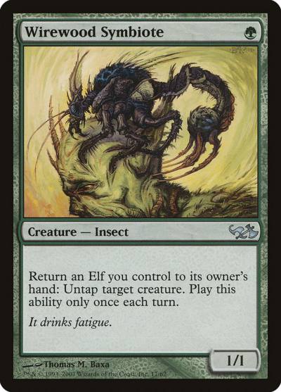 Wirewood Symbiote DD1-17 Duel Decks: Elves vs. Goblins Magic card