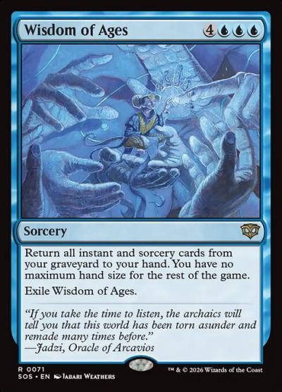 Wisdom of Ages SOS-71 Secrets of Strixhaven Magic card