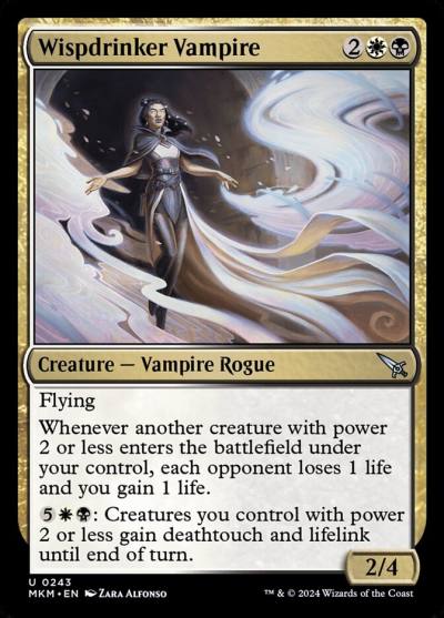 Wispdrinker Vampire MKM-243 Murders at Karlov Manor Magic card