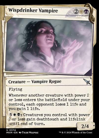 Wispdrinker Vampire MKM-374 Murders at Karlov Manor Magic card