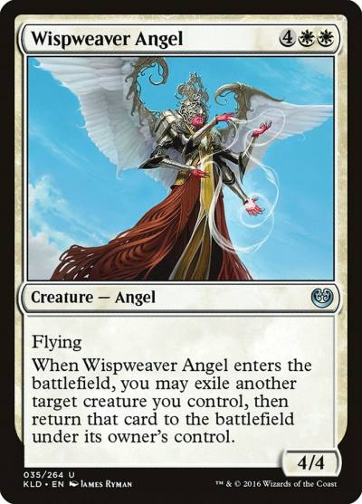 Wispweaver Angel KLD-35 Kaladesh Magic card