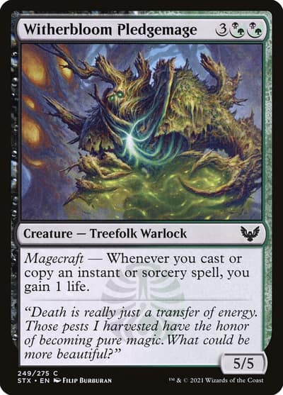 Witherbloom Pledgemage 249 Strixhaven: School of Mages Magic card