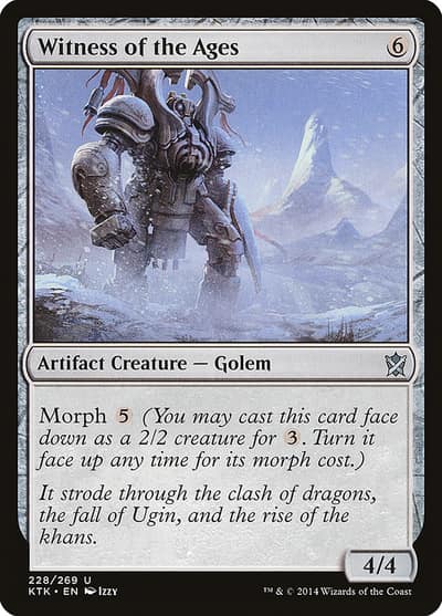 Witness of the Ages 228 Khans of Tarkir Magic card