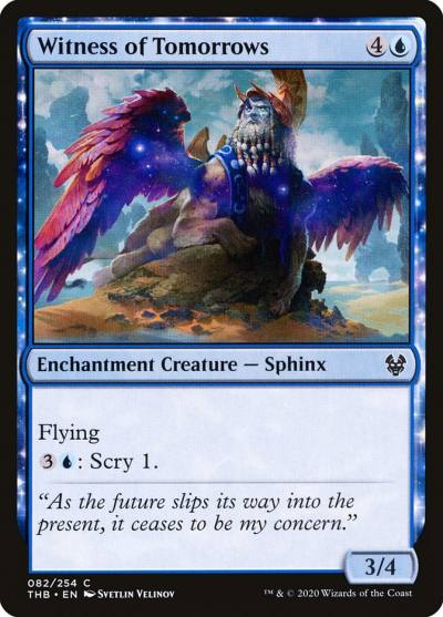 Witness of Tomorrows THB-82 Theros Beyond Death Magic card