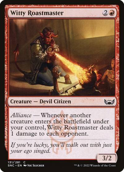 Witty Roastmaster SNC-131 Streets of New Capenna Magic card