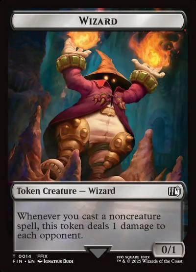 Wizard TFIN-14 Final Fantasy Tokens Magic card
