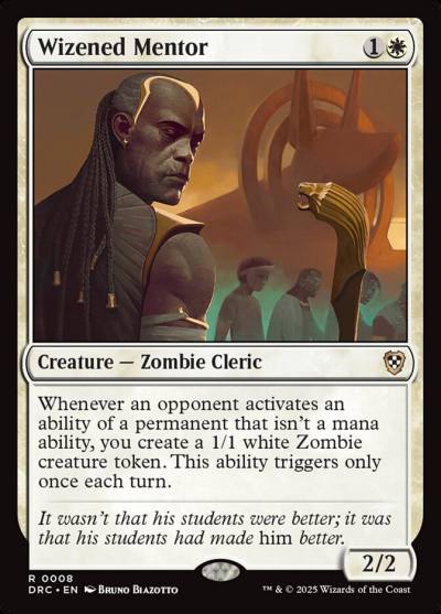 Wizened Mentor DRC-8 Aetherdrift Commander Magic card