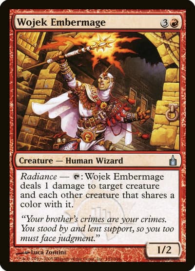 Wojek Embermage 152 Ravnica: City of Guilds Magic card