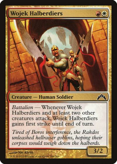 Wojek Halberdiers 208 Gatecrash Magic card