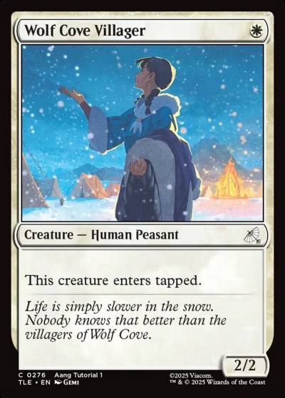 Wolf Cove Villager TLE-276 Avatar: The Last Airbender Eternal Magic card