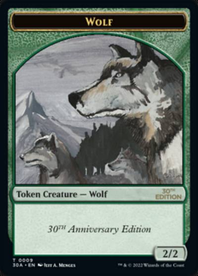 Wolf T30A-9 30th Anniversary Tokens Magic card