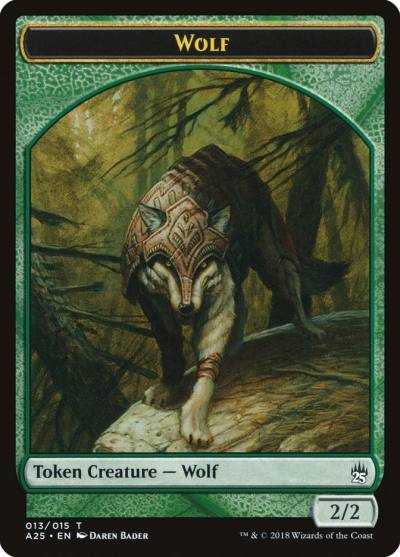 Wolf TA25-13 Masters 25 Tokens Magic card