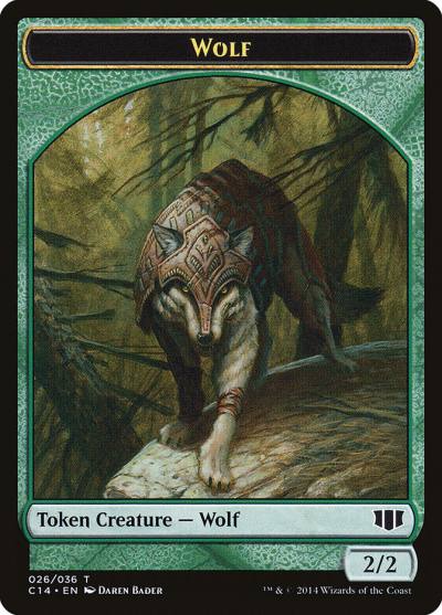 Wolf TC14-26 Commander 2014 Tokens Magic card