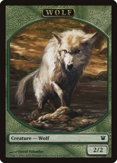 Wolf TISD-12 Innistrad Tokens Magic card