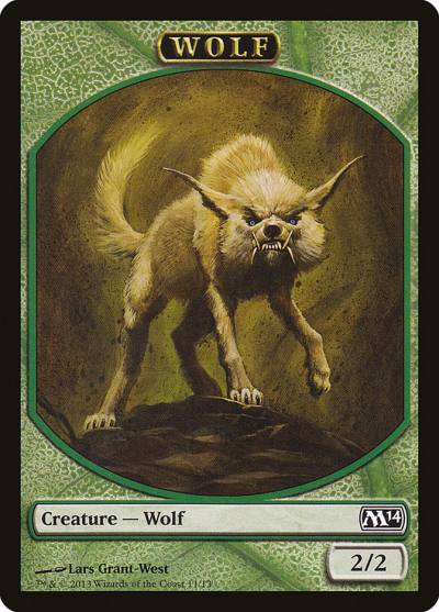 Wolf TM14-11 Magic 2014 Tokens Magic card