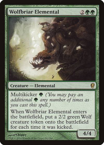 Wolfbriar Elemental CNS-182 Conspiracy Magic card