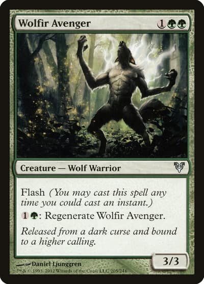 Wolfir Avenger 205 Avacyn Restored Magic card