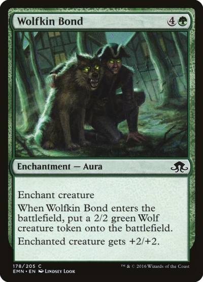 Wolfkin Bond EMN-178 Eldritch Moon Magic card