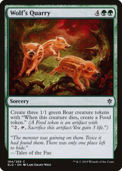 Wolf's Quarry ELD-184 Throne of Eldraine Magic card