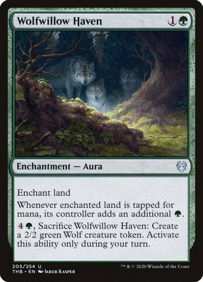 Wolfwillow Haven THB-205 Theros Beyond Death Magic card