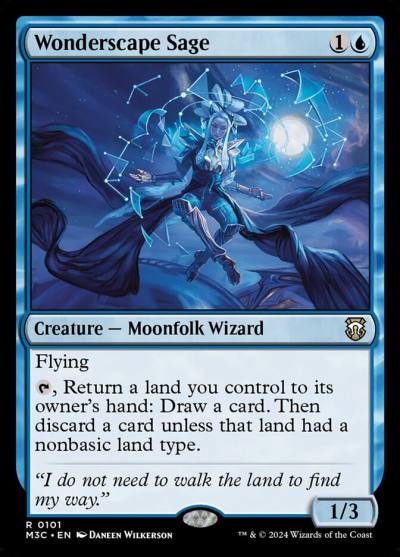 Wonderscape Sage M3C-101 Modern Horizons 3 Commander Magic card