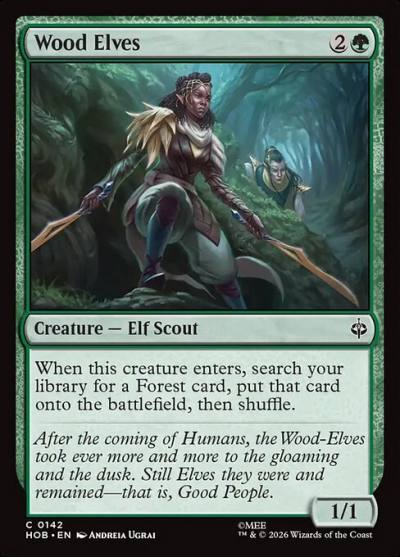 Wood Elves HOB-142 The Hobbit Magic card