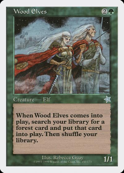 Wood Elves S99-153 Starter 1999 Magic card