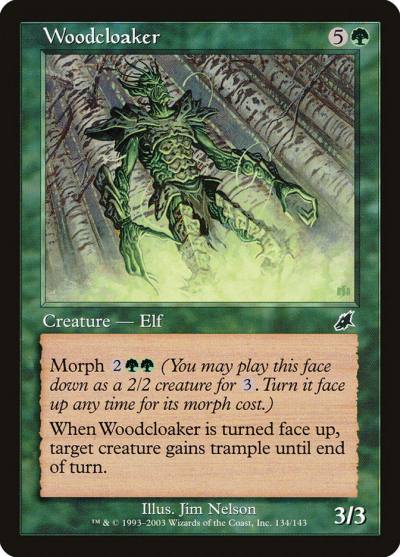 Woodcloaker 134 Scourge Magic card