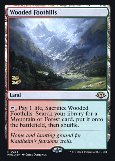 Wooded Foothills PMH3-236S Modern Horizons 3 Promos Magic card