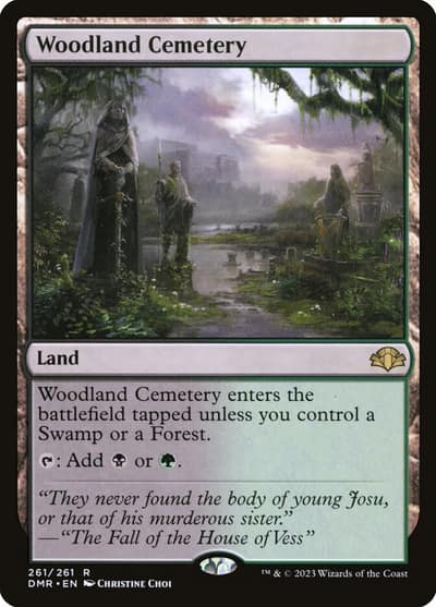 Woodland Cemetery DMR-261 Dominaria Remastered Magic card