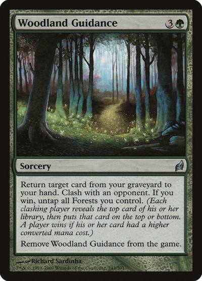 Woodland Guidance LRW-243 Lorwyn Magic card